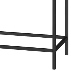 Konsolentisch in Eiche Optik und Schwarz - Lunira