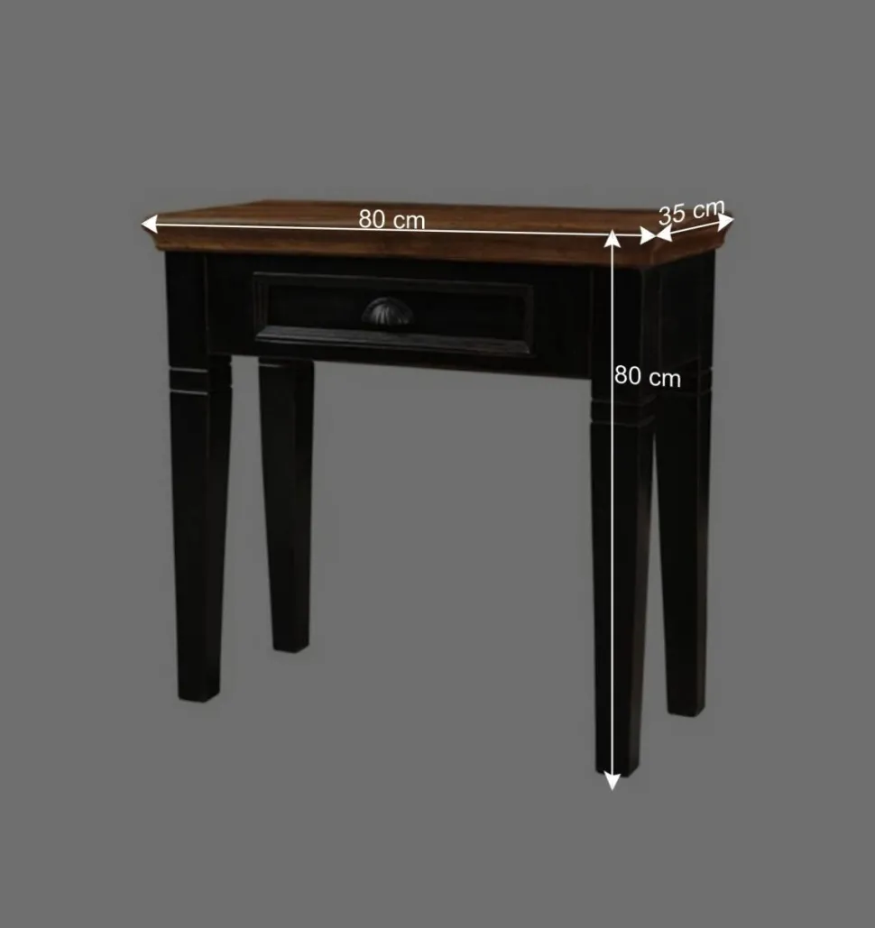 Konsolentisch Sentiments in Schwarz