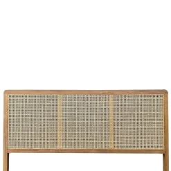 Kopfteil mit Wiener Geflecht und Teakholz Rahmen - Teako