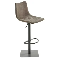 Kunstleder Barstuhl in Schlammfarben - Viadura