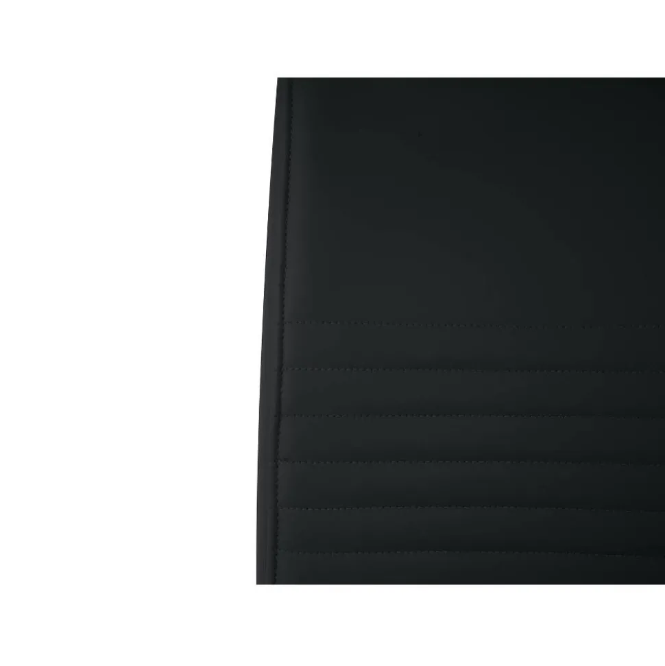 Kunstleder Freischwinger in Schwarz - Pencras (2er Set)