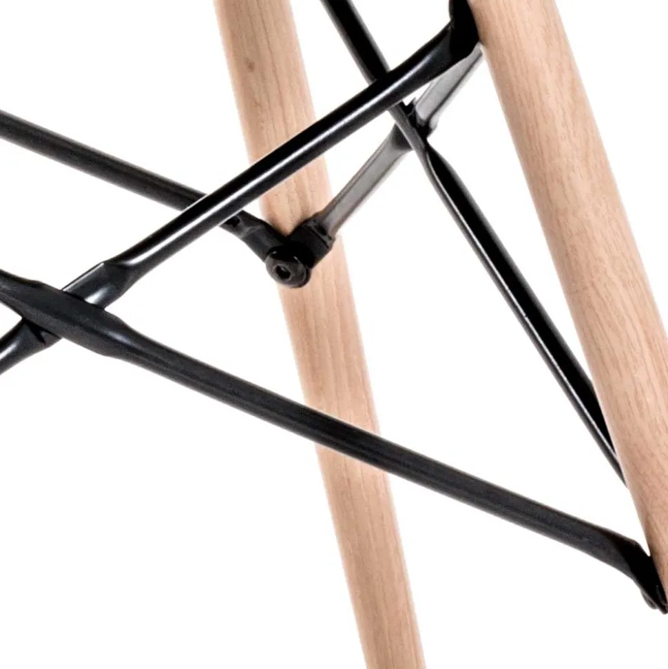 Kunstleder Hocker im Skandi Design - Arianno