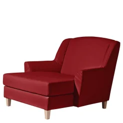Kunstleder Megasessel in Rot - Pulnion