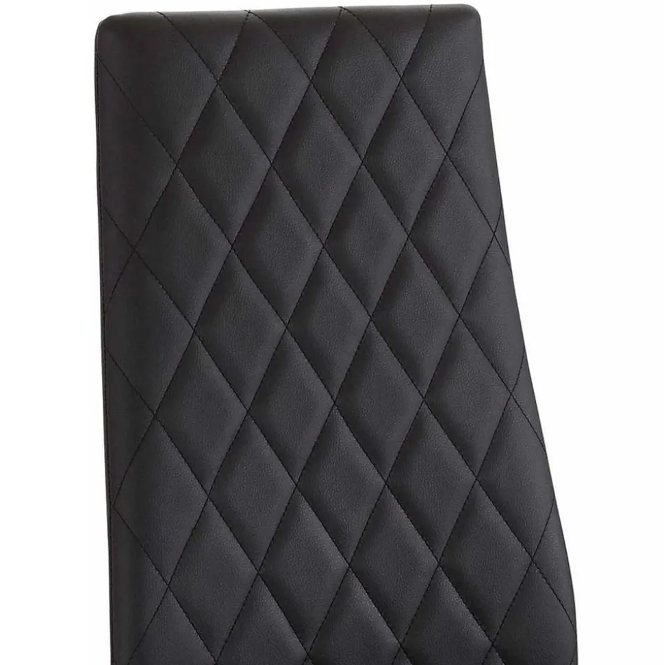 Kunstleder Stühle mit hoher Lehne - Sanura (Set)