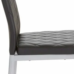 Kunstleder Stühle mit hoher Lehne - Sanura (Set)