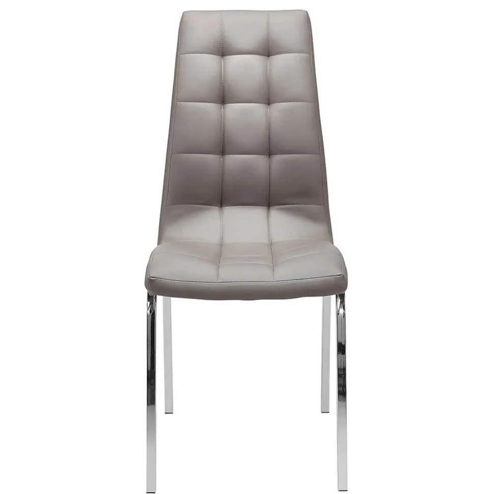 Kunstlederstühle in Hellbraun - Bellatrix (2er Set)