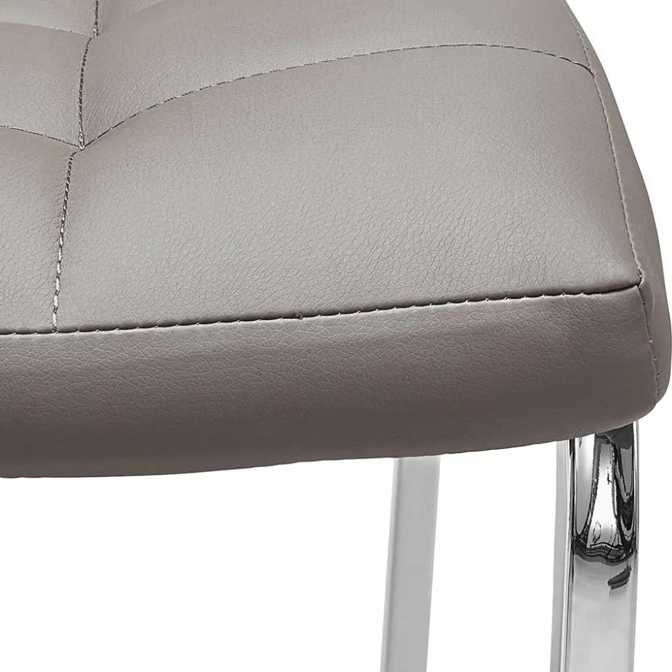 Kunstlederstühle in Hellbraun - Bellatrix (2er Set)