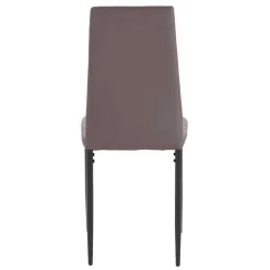 Kunstlederstühle in hellem Braun - Matieu (4er Set)