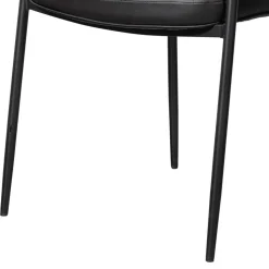 Kunstlederstühle in Schwarz - Austral (2er Set)