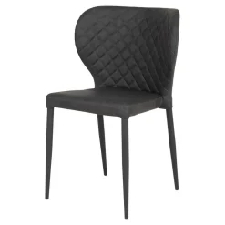 Kunstlederstühle mit Rauten Steppung - Trendenca (4er Set)