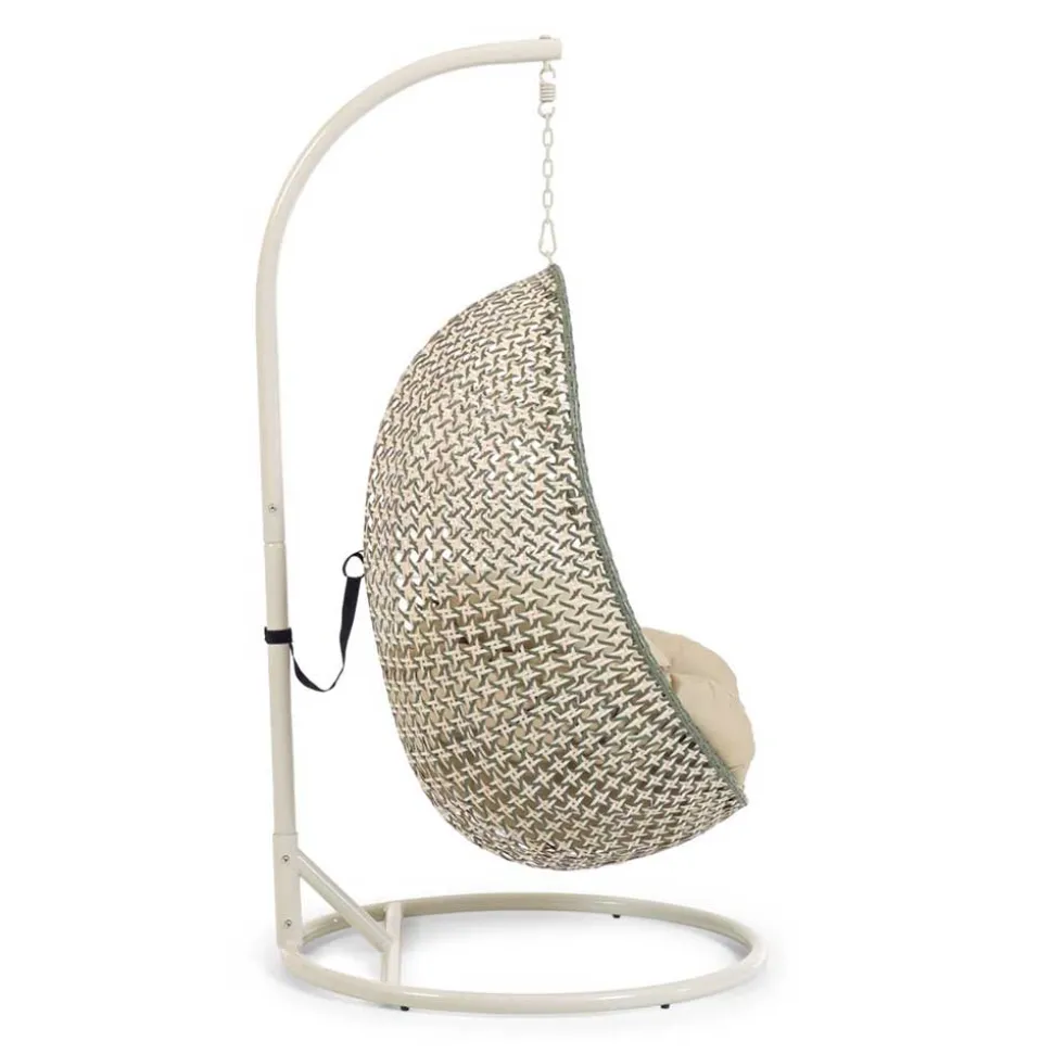 Kunstrattan Geflechtsessel hängend mit Gestell - Axinta