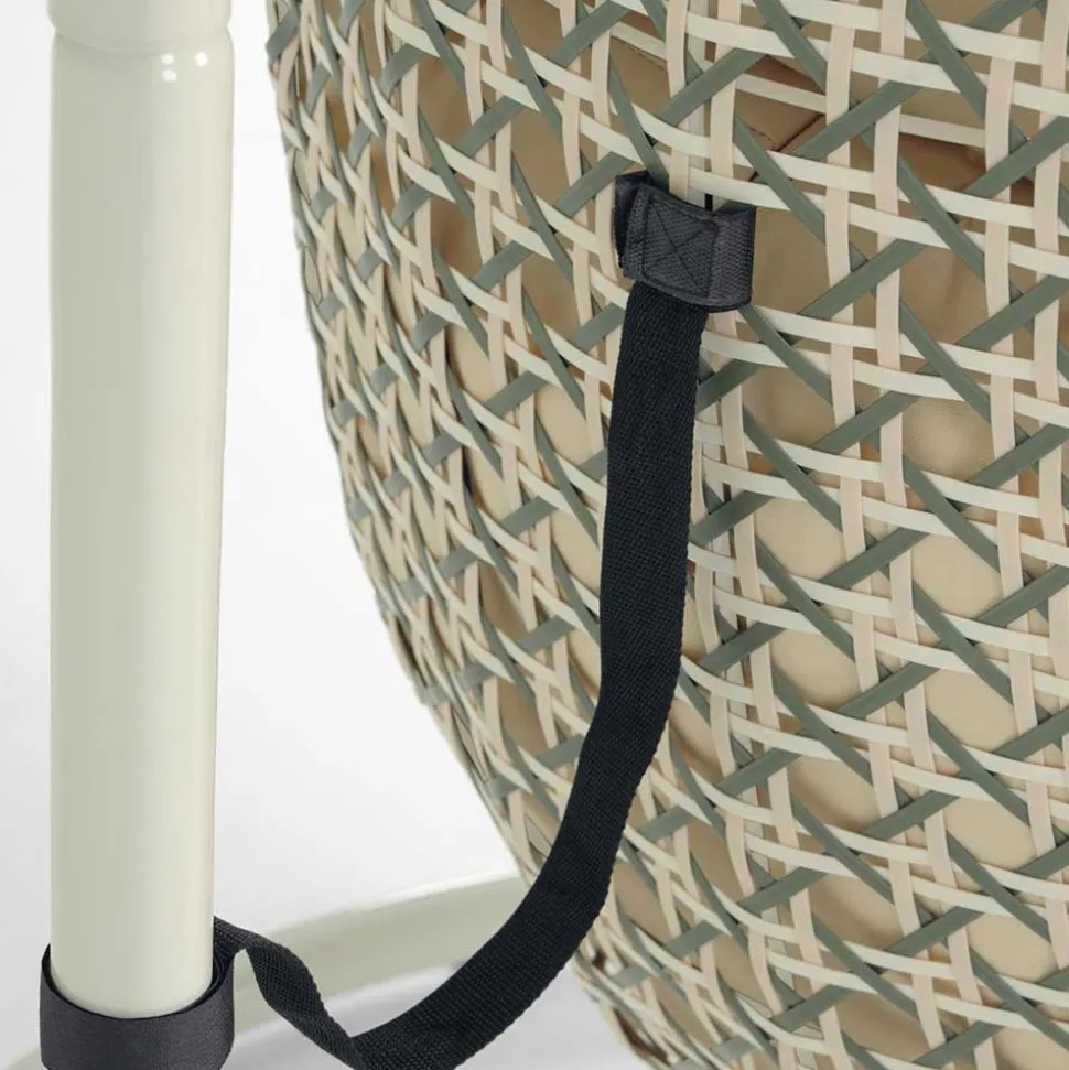 Kunstrattan Geflechtsessel hängend mit Gestell - Axinta