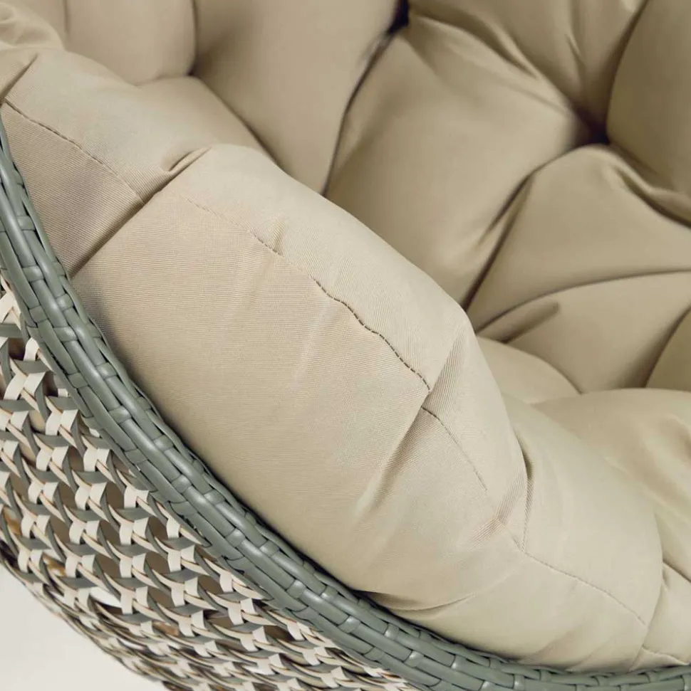 Kunstrattan Geflechtsessel hängend mit Gestell - Axinta