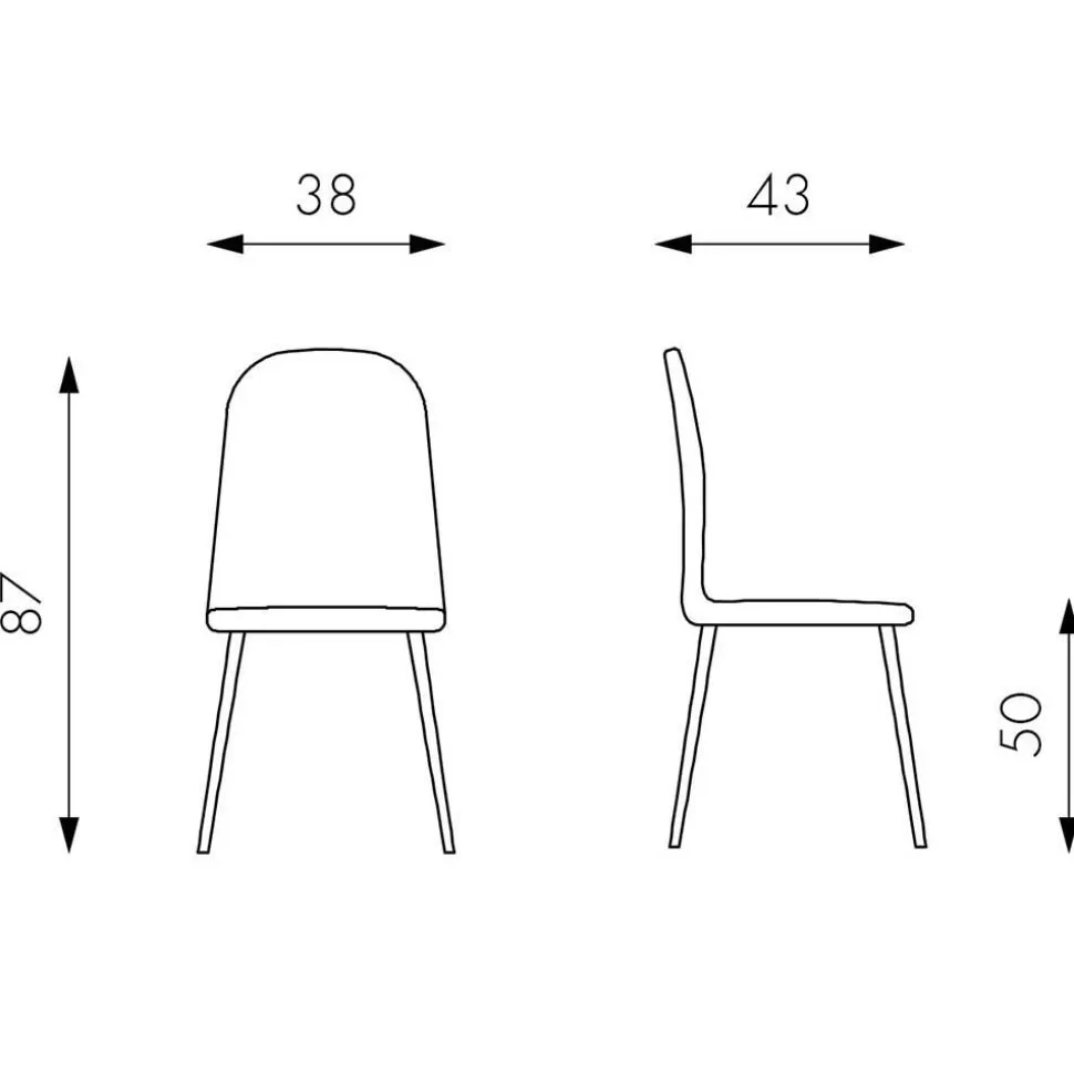 Kunstrattan Schalenstuhl in Braun Macorys mit Stahl Gestell Weiß (4er Set)