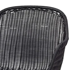 Kunstrattan Stühle in Schwarz - Delhia (2er Set)