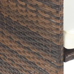 Kunstratten Outdoorstühle in Braun - Dorau (2er Set)