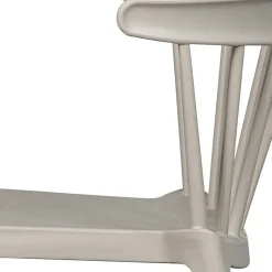 Kunststoff Stühle in Hellgrau - Modesta (2er Set)