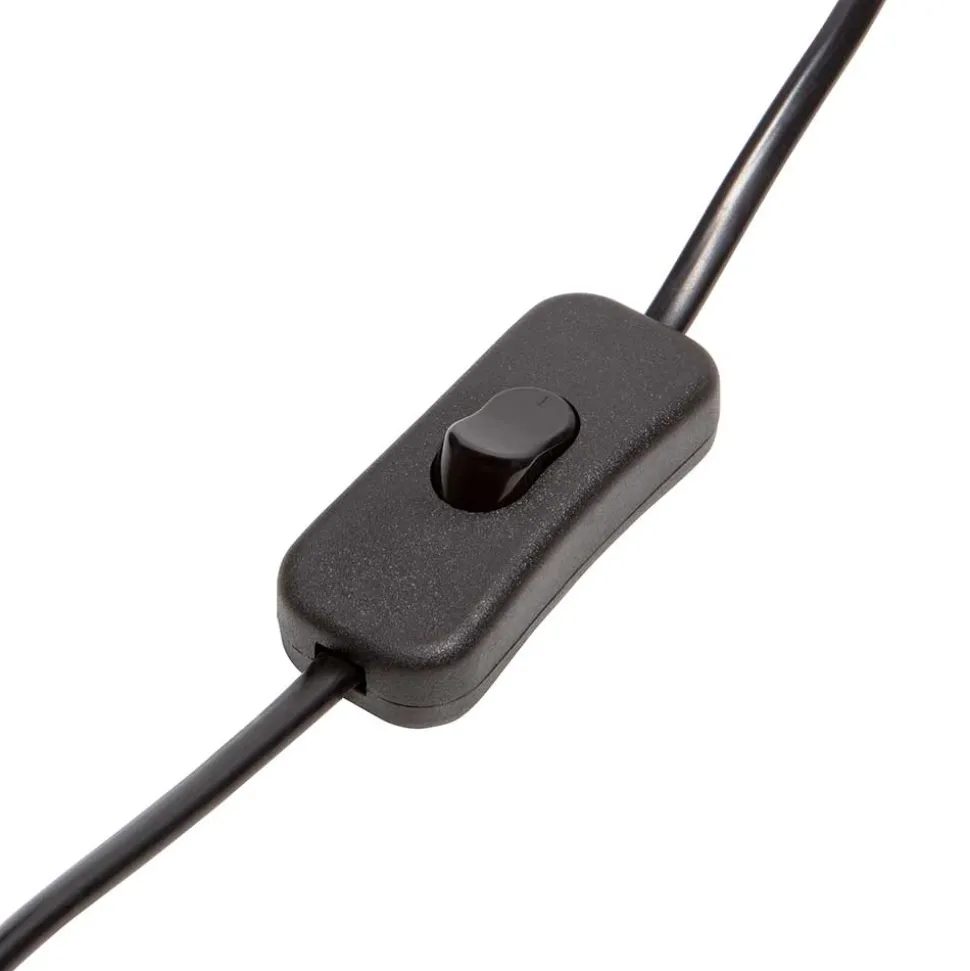 Lampenfuß aus Metall mit Papierkordel Geflecht - Notana