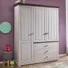Landhaus Baby Kleiderschrank mit Schubladen - Rimesca