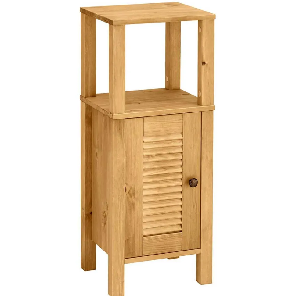 Landhaus Badmöbel aus Massivholz - Zavieca (vierteilig)