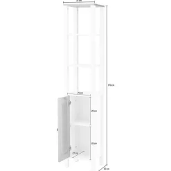 Landhaus Badmöbel aus Massivholz - Zavieca (vierteilig)