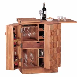 Landhaus Barschrank Oridano aus Holz Akazie massiv