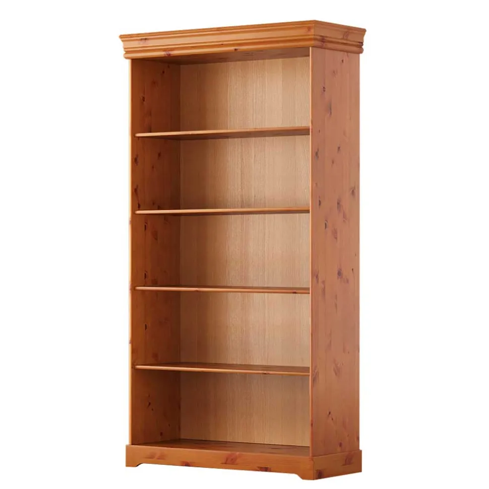 Landhaus Bücherregal aus Kiefer Massivholz - Lusanne