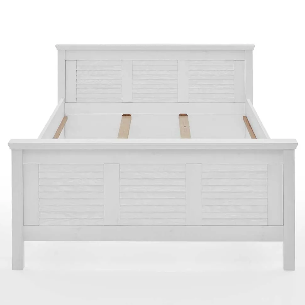 Landhaus Bett mit Kopf- und Fußteil - Mira