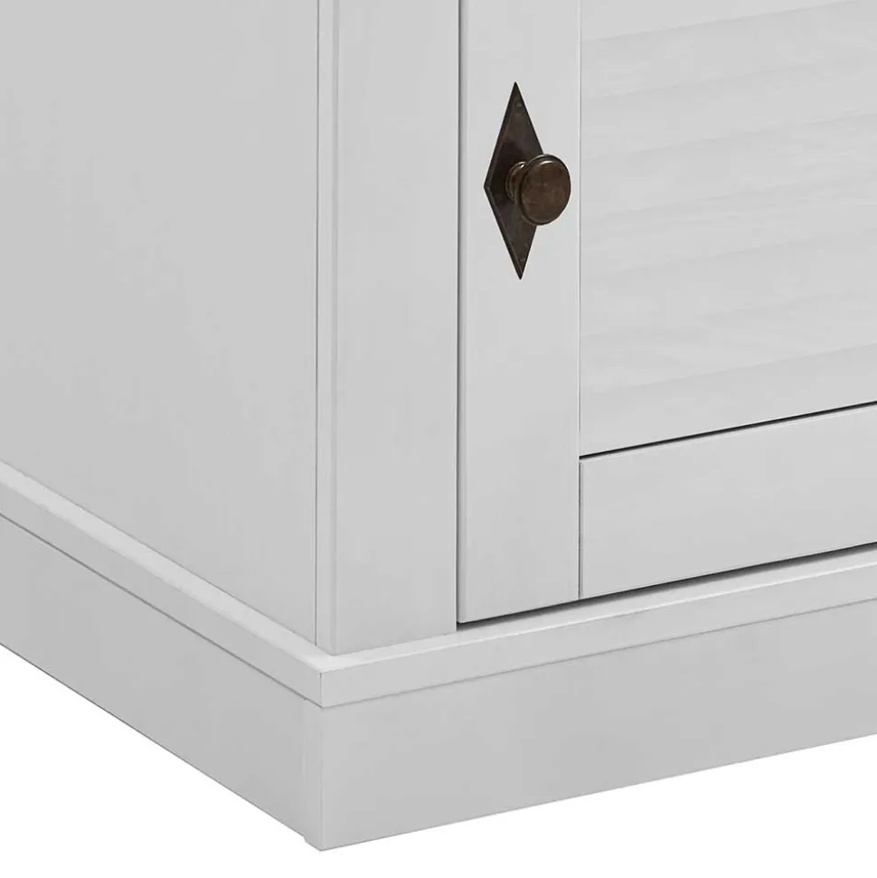 Landhaus Bett mit Kopf- und Fußteil - Mira