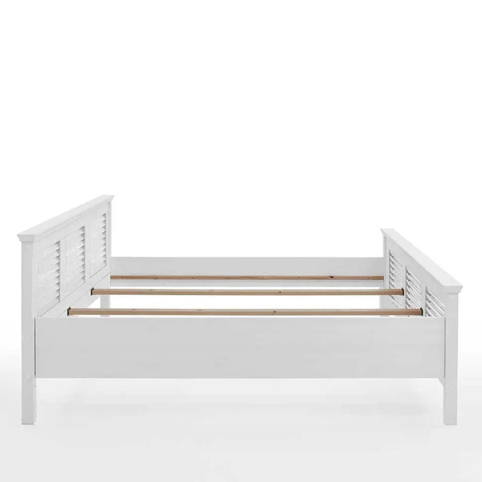 Landhaus Bett mit Kopf- und Fußteil - Mira