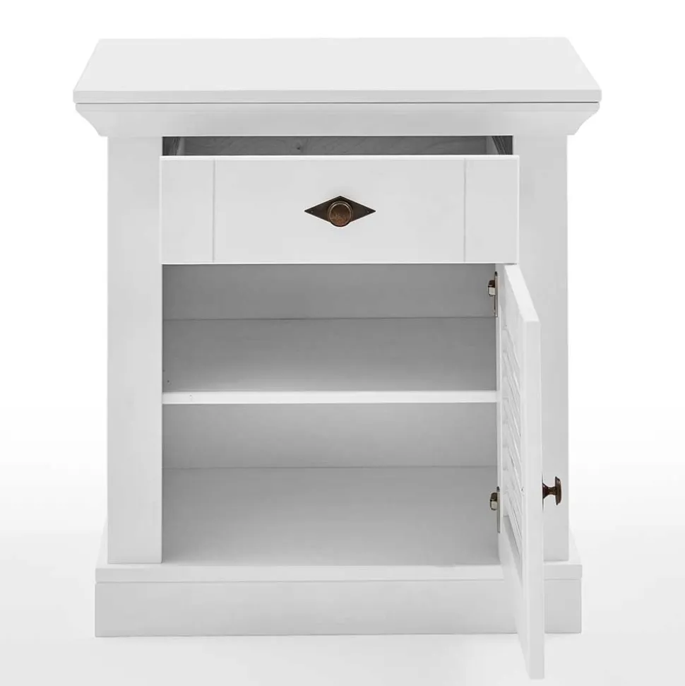 Landhaus Bett mit Kopf- und Fußteil - Mira