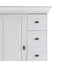 Landhaus Brotschrank Satumare in Weiß