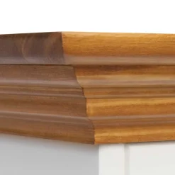 Landhaus Buffet in Weiß mit Eiche - Bordona