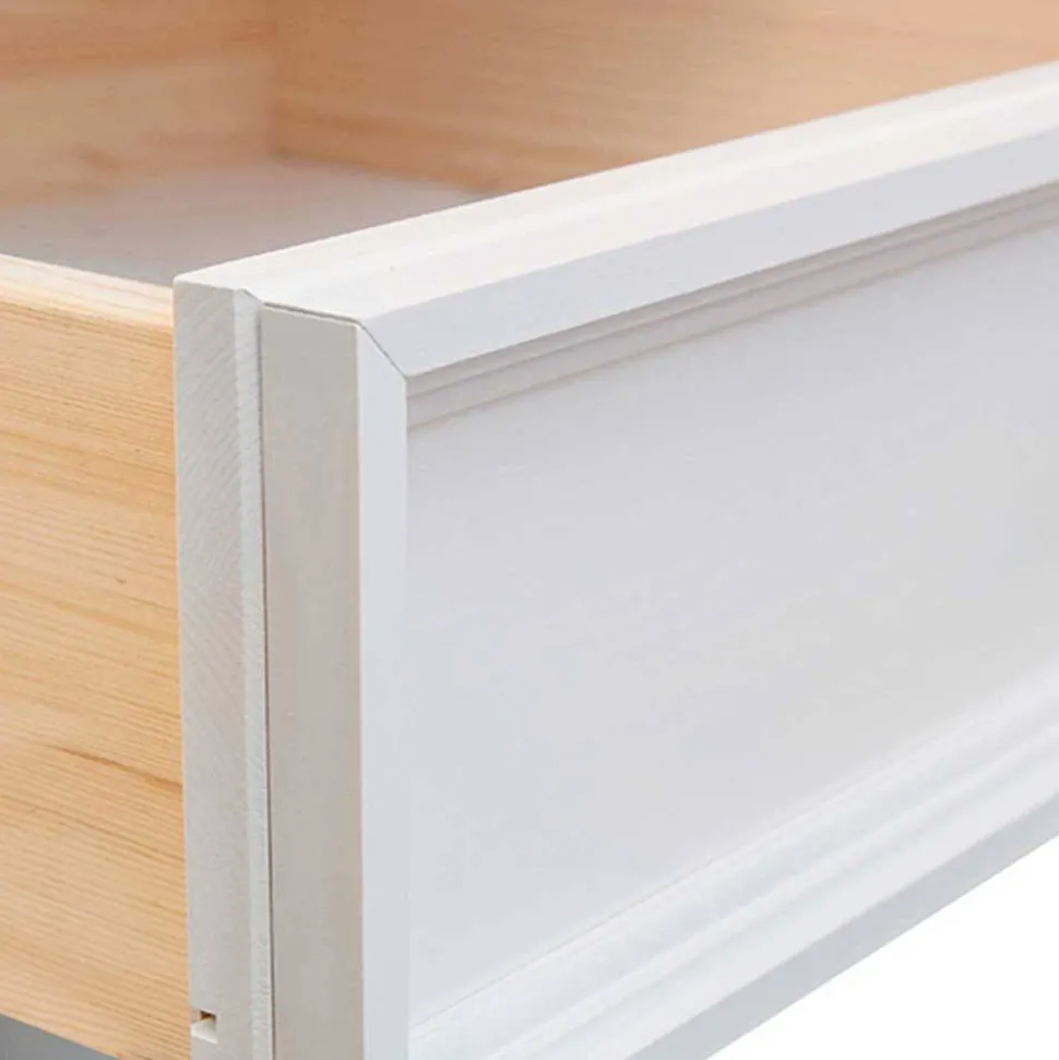 Landhaus Buffet in Weiß mit Eiche - Bordona