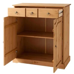 Landhaus Dieleneinrichtung Möbel Set - Edranov (dreiteilig)