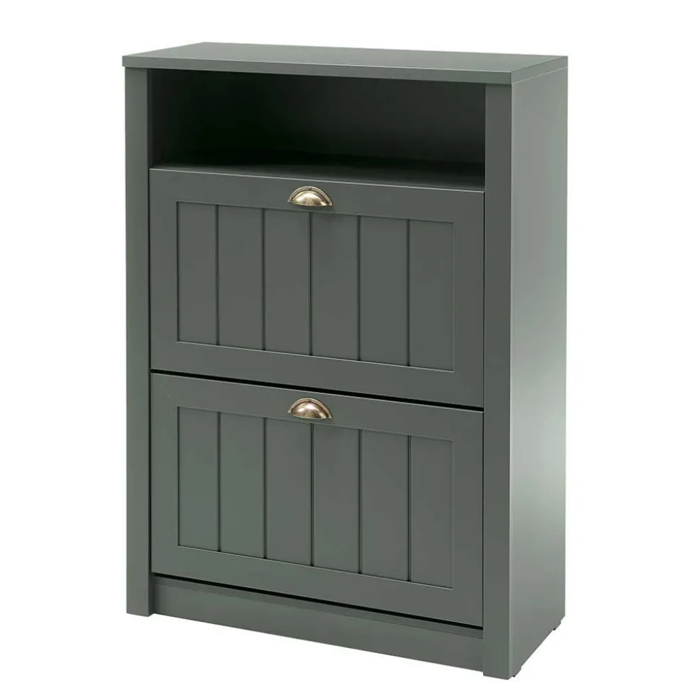 Landhaus Dielenmöbel in Dunkelgrün - Niestov (fünfteilig)