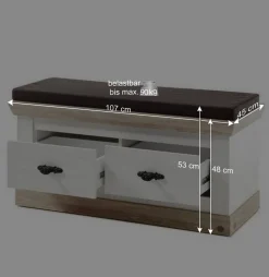 Landhaus Dielenmöbel Kombination - Nedita I (fünfteilig)