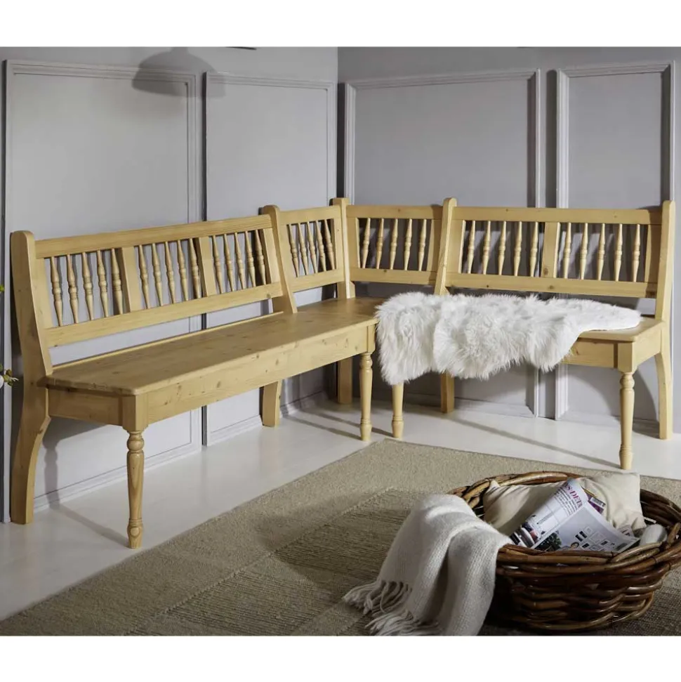 Landhaus Eckbank Estern aus Fichte Massivholz