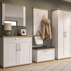 Landhaus Flur Möbelset komplett - Tocella (fünfteilig)