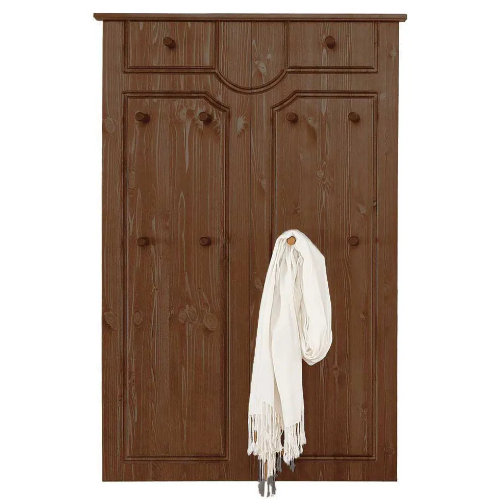 Landhaus Flureinrichtung in Dunkelbraun - Yemisa (vierteilig)