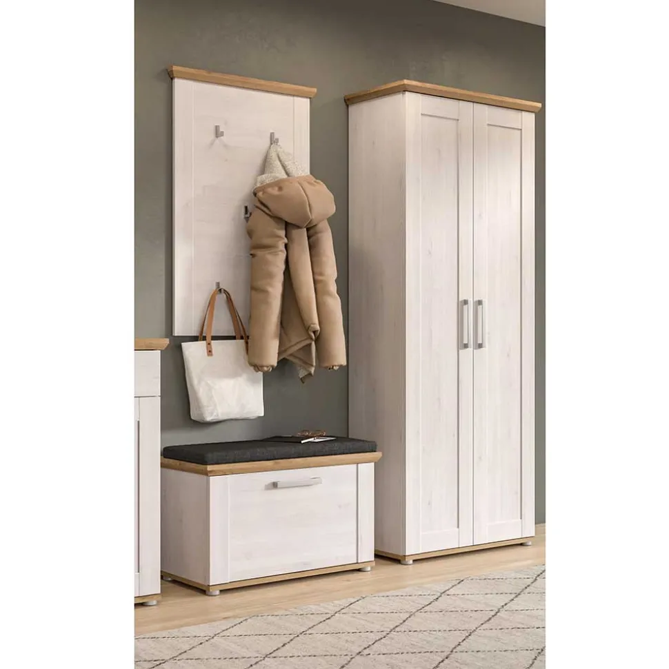 Landhaus Flureinrichtung Set - Tocella (dreiteilig)