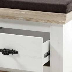 Landhaus Garderoben Möbel zweifarbig - Nedita (dreiteilig)