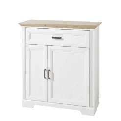 Landhaus Garderoben Set mit 2 Paneelen - Nurelcas I (vierteilig)