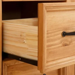 Landhaus Highboard aus Kiefer Massivholz - Major