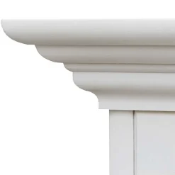 Landhaus Highboard in Weiß lackiert - Indico