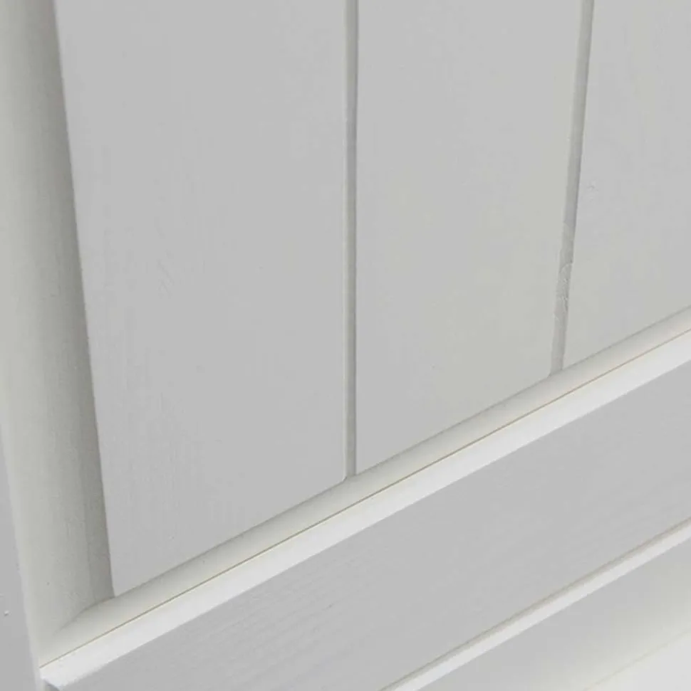 Landhaus Highboard in Weiß lackiert - Indico