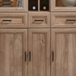 Landhaus Highboard mit LED Beleuchtung - Barack