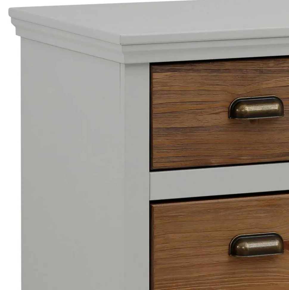 Landhaus Hochkommode mit sechs Schubladen - Veproma