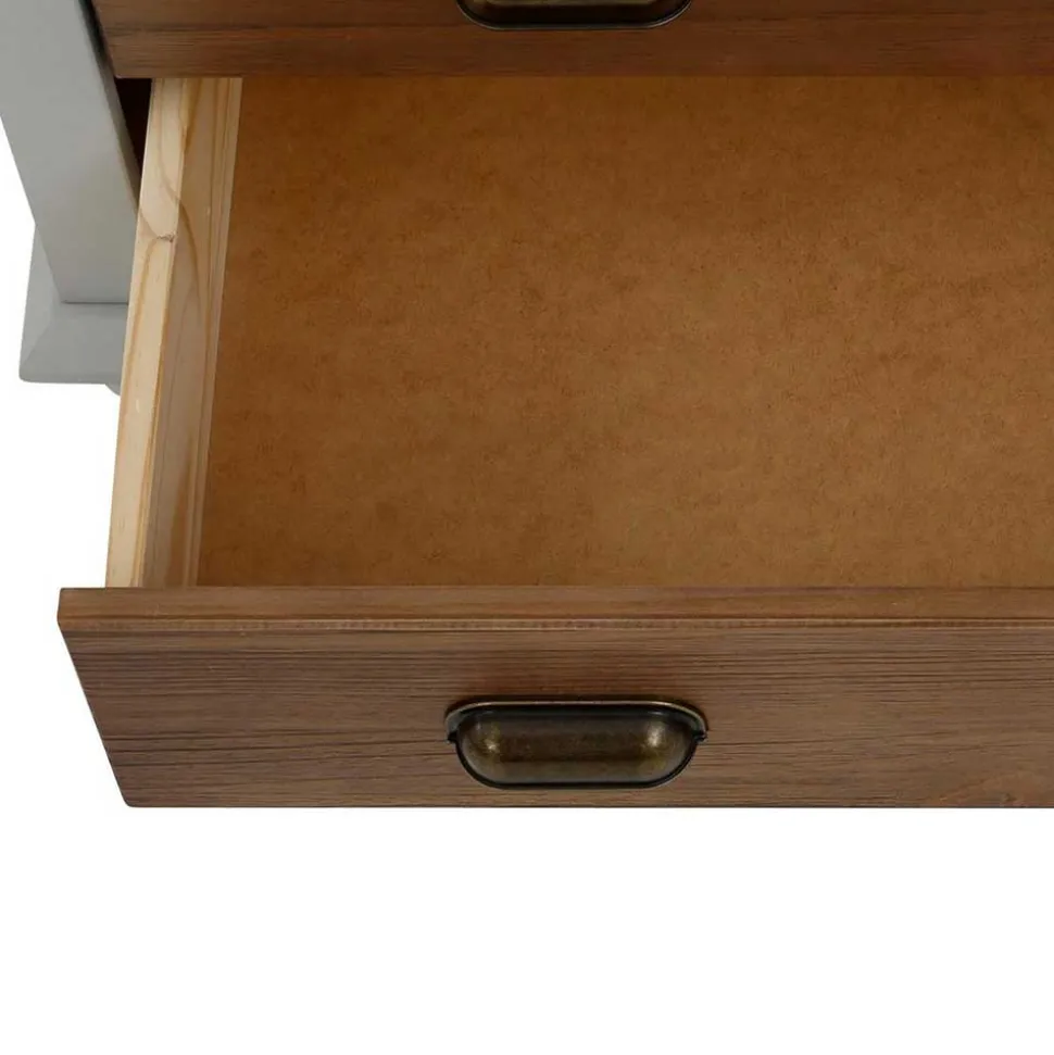 Landhaus Hochkommode mit sechs Schubladen - Veproma