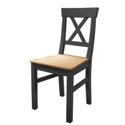 Landhaus Holz Essgruppe in Grau - Ustricia (siebenteilig)